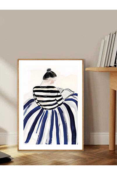 Tuba Decor Tablo dintr-o singură bucată cu rame din lemn pentru sufragerie, sufragerie, bucătărie