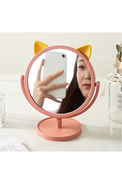 SS Cute beauty mirror, 360 degree rotating and detachable for easy and confident portability anywhere