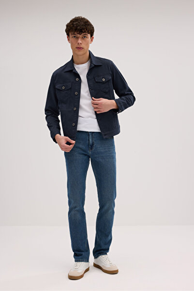 MINCHETTO D290 Casual Men's Classic Stretch Jean Young Denim Jacket