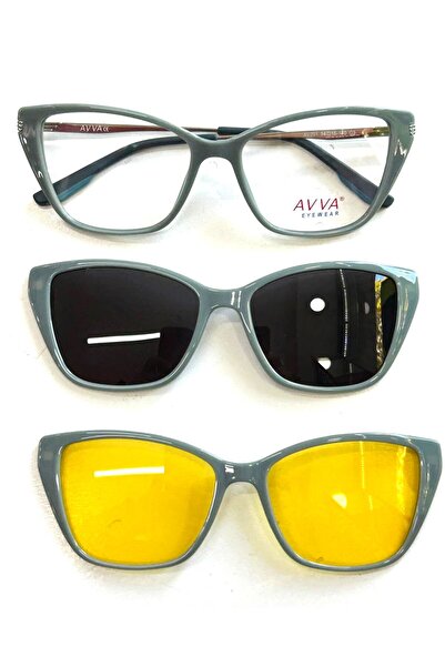 Avva 201 C3 Polarized&Anti-Glare Clip-On Women's Sunglasses