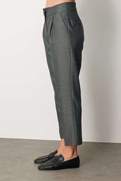 Ekol High Waist Slim Leg Trousers