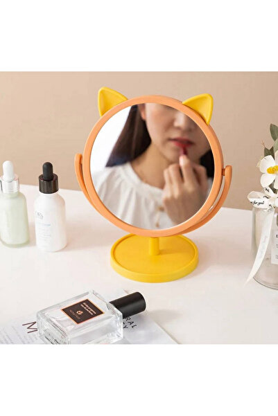 SS Cute beauty mirror, 360 degree rotating and detachable for easy and confident portability anywhere