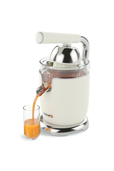 Green Lion Vintage Citrus Juicer, 400mL, 170W Copper Motor, Dual Cones – Cream