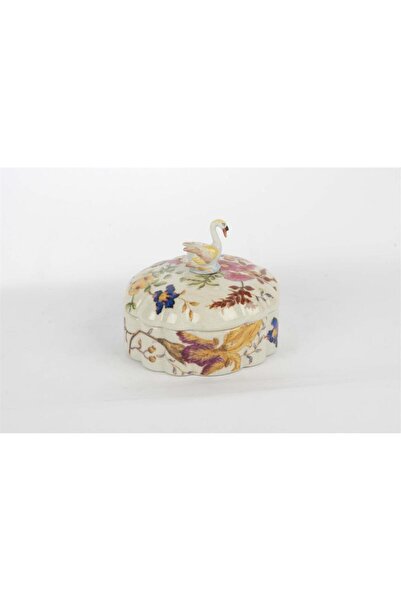 Mikasa Moor Swan Lid Jewelry Box 15X13Cm