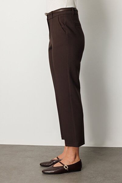 Ekol Duble Paça Kemerli Pantolon