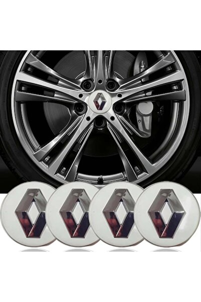 MAF ARRRD® Set de 4 capace de roată 57mm compatibile cu Renault Logan, Sandero, Duster, Lodgy, Symbol -