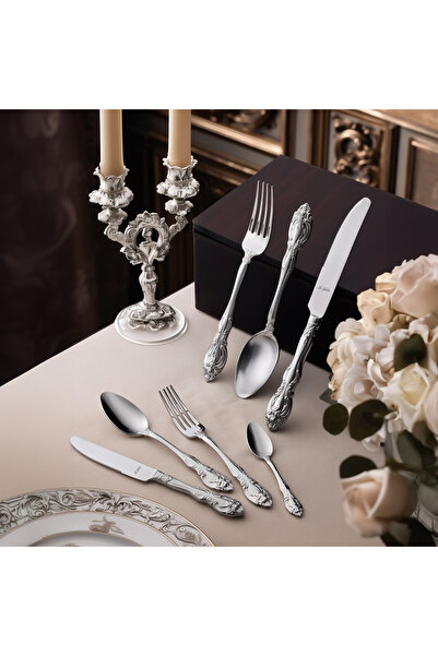 Aryıldız Court 84 Piece 12 Person Cutlery Set