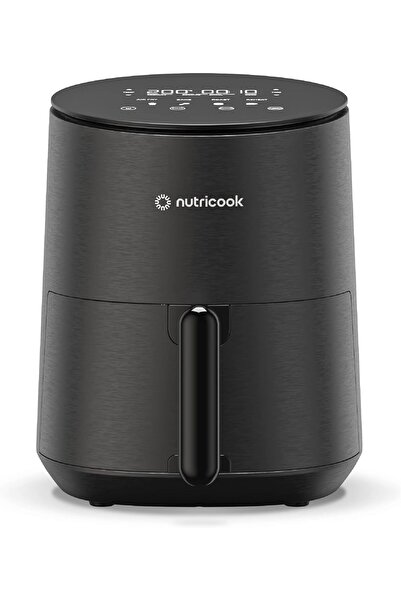 Nutricook Air Fryer Mini, 1500 Watts, Digital Display, Tempered Glass Control Panel, 8 Preset Progra