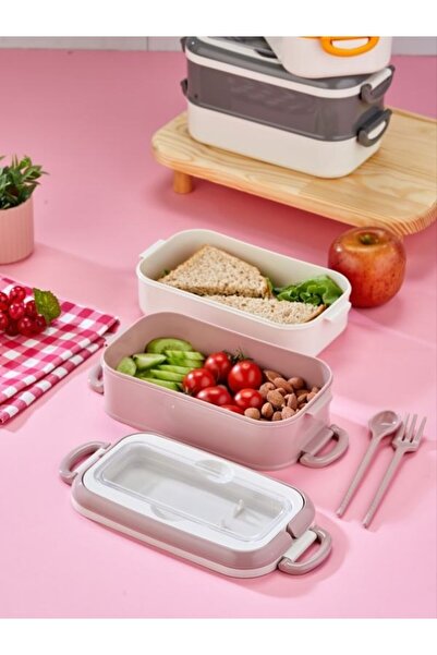 Mutfac 2 COMPARTMENT LUNCH BOX WITH CUTLERY - 1.8 lt