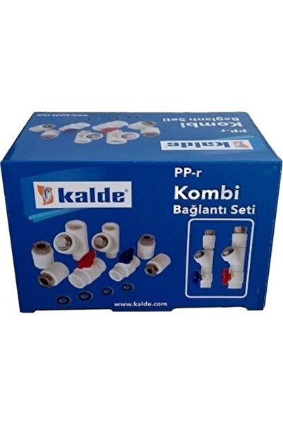 KALDE Kombi Montaj Seti Pp 8'li Düz Bağlantı