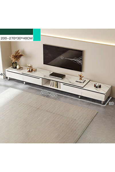 NKX Modern Design Shelf Storage TV Cabinet Table 220 x 30 CM