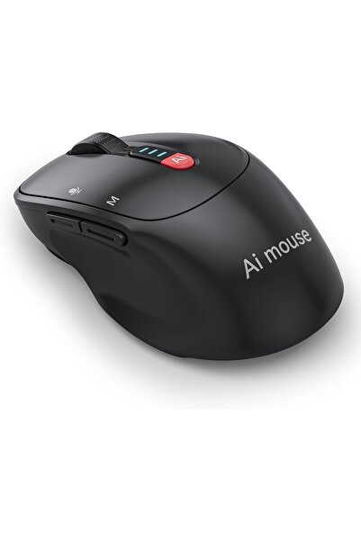 Motoq General MotoQ AI GPT Mouse — Voice Input, Translation, Rechargeable, Multi-mode (2.4G/BT), 800-4000 DPI
