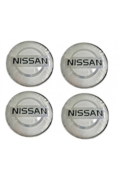 Nissan Set de 4 capace de jantă din aliaj de 60 mm