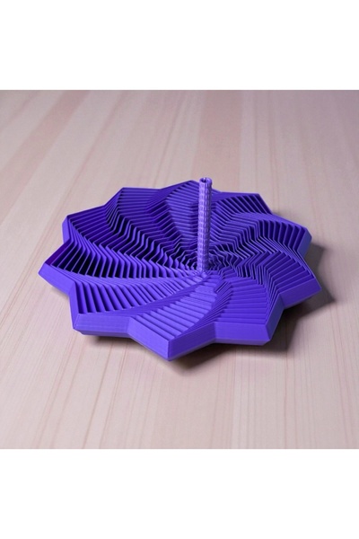Kabuk Factory Spiral Stres Oyuncağı – Dönebilen Geometrik Dekoratif Obje | Ta...