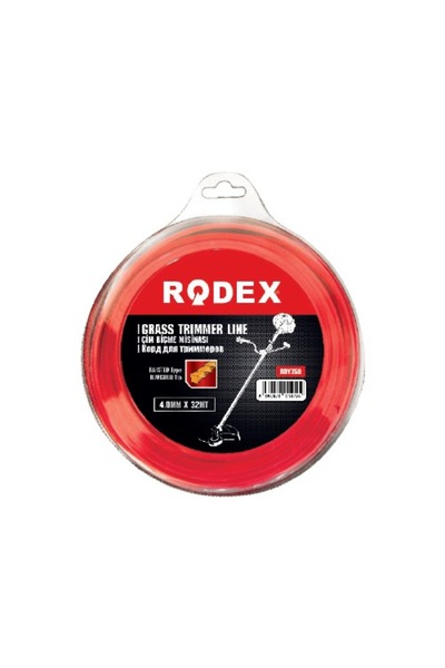 Rodex Fir De Tuns Iarba Portocaliu Rasucit 4.0Mm X 32M Blister, RDY359 (10/20)