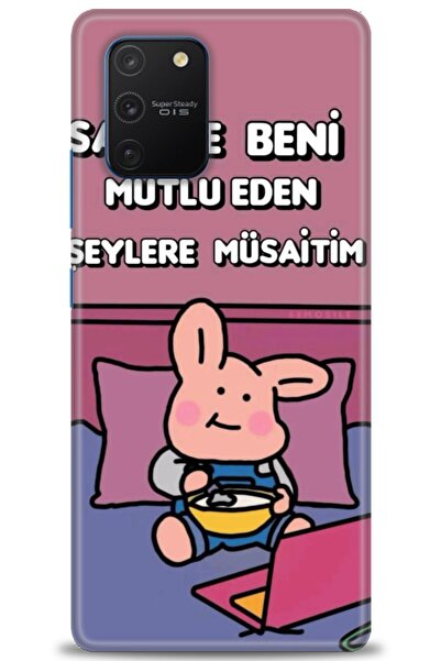 kılıfevreni غطاء متوافق مع هاتف سامسونج جالاكسي A91 A+ Plus HD مطبوع - غطاء س...