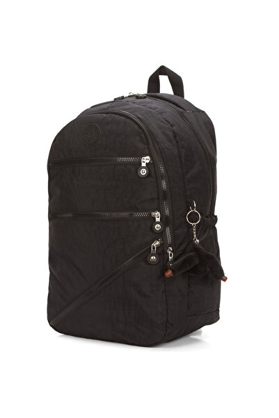 GreandBags Unisex Siyah A Kalite Lüx Krınkıl Kumaş Ortaokul Lise Üniversite Çantası Spor Çantası