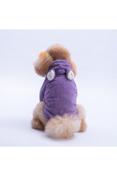 Pawstar Lila Lucca Teddy Bear Ears Plush Dog Outfit Cat Outfit Dog Sweati