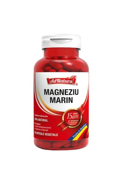 AdNatura Supliment alimentar Magneziu marin, 60 capsule