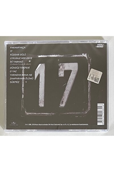 Universal Teoman Onyedi Cd (Zero Original Edition Cd with Gelatin)