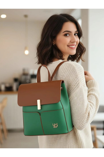 Levidor Double Color Backpack-Green