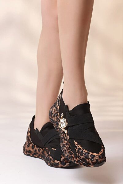 LEYDİ SHOES Jeny Silvery Stone Sports