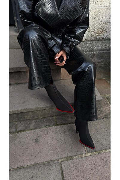 Naz Genç Ayakkabı HAKİKİ DERİ SÜET TOPUKLU BOT