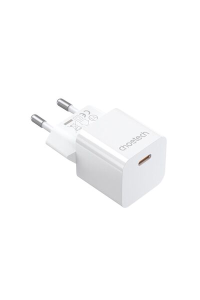 CHOETECH Incarcator retea 1x USB TYPE C PD 20W alb