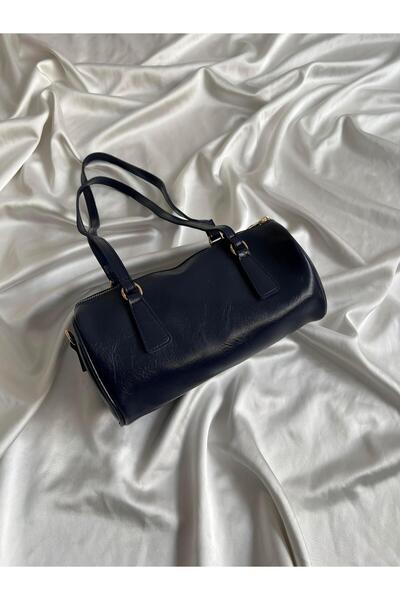 Mia Collection Geantă de umăr pentru femei și de mână model Canyon, albastru ...