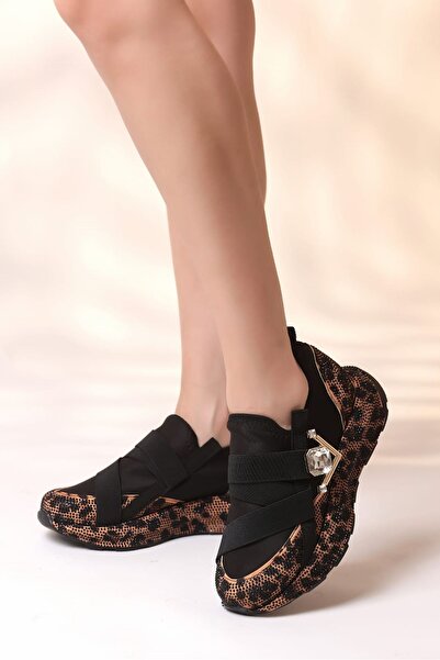 LEYDİ SHOES Jeny Silvery Stone Sports