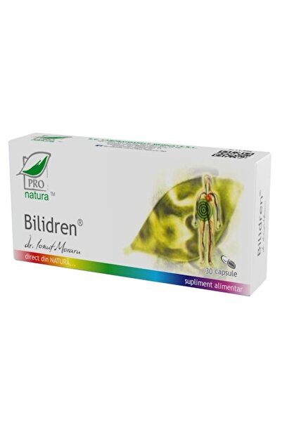 Pro Natura Supliment alimentar Bilidren, Pro Natura, 30 Capsule