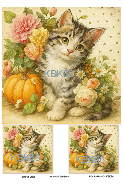 LİNEART Pirinç Dekopaj Kağıdı LA-KBK66