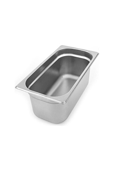Kayalar Gastronom Küvet Paslanmaz Çelik GN 1/3*100 mm ( 32,5 * 17,6 cm ) Deri...