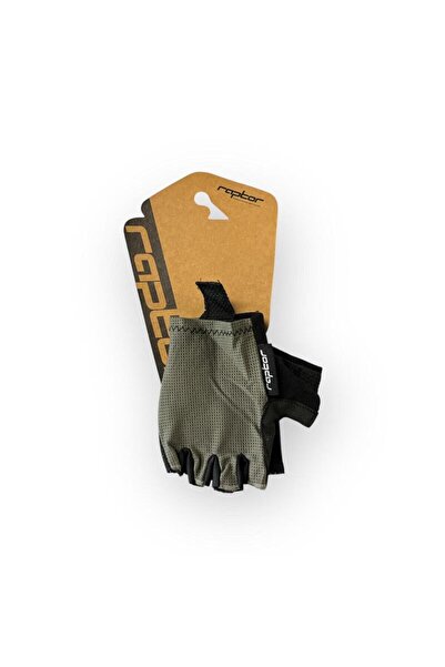 RAPTOR قفازات ركوب الدراجات قصيرة الأصابع، قفازات ركوب الدراجات الجبلية نصف الأصابع مقاس M (متوسط) باللون الرمادي