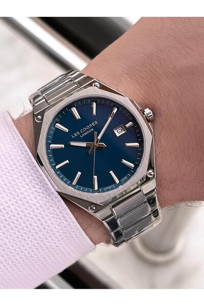 Lee Cooper Italian Design Bracelet Gift 2 Years Warranty 5 Atm Men's Wristwatch Elc.08252.390