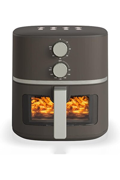 Nutricook Essentials Classic Vision Air Fryer AFE152M-G, 5.2L, 1500W, Gray