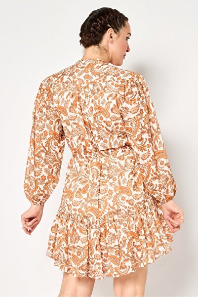 Maje Women Paisley Print Mini Dress, Multicolor