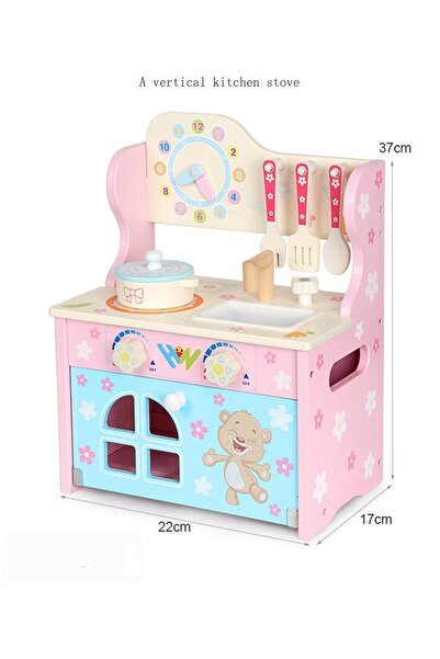 China Children's kitchen Vertical kitchen stove toy