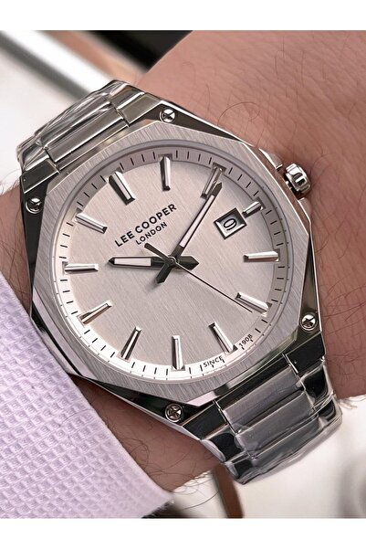 Lee Cooper Italian Design Bracelet Gift 2 Years Warranty 5 Atm Men's Wristwatch Elc.08252.330