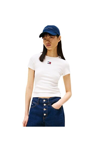 Tommy Hilfiger Tricou TJW SLIM BADGE RIB TRICOU