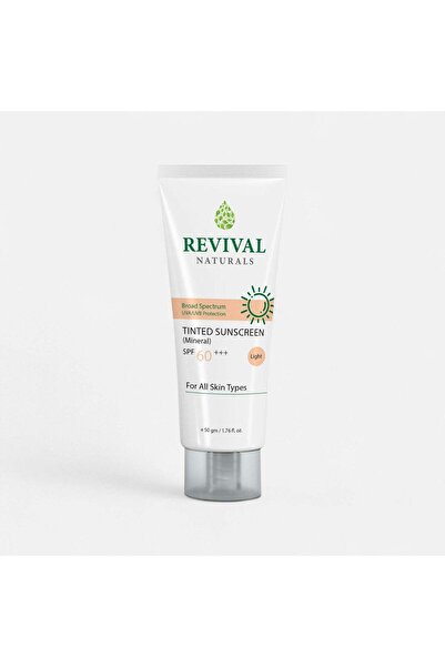 revival naturals واقي شمس ملون بعامل حماية من الشمس 60