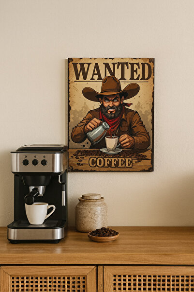 BLT DİZAYN Căutăm cafea! – Pictură pe sticlă în stil occidental distractiv