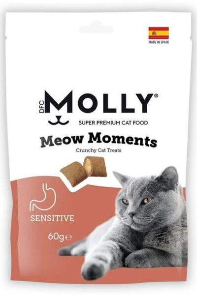 Molly Meow Moments Sensitive Hassas Kediler İçin Kedi Ödül Maması 60 gr