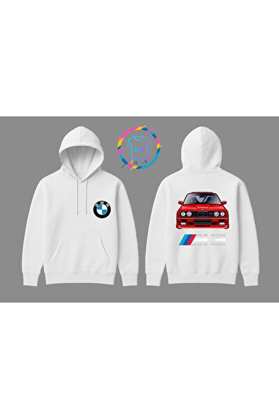 BBS CLOTHES BMW E 30 M3 3 İPLİK %100 PAMUK PREMIUM HOODİE SWEATSHIRT