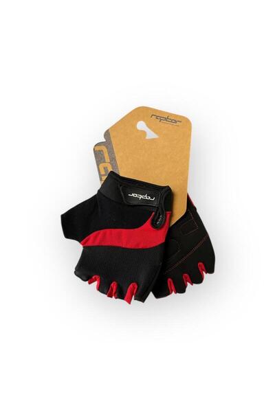 RAPTOR - قفازات Xc الرياضية - حمراء مقاس L (كبير)