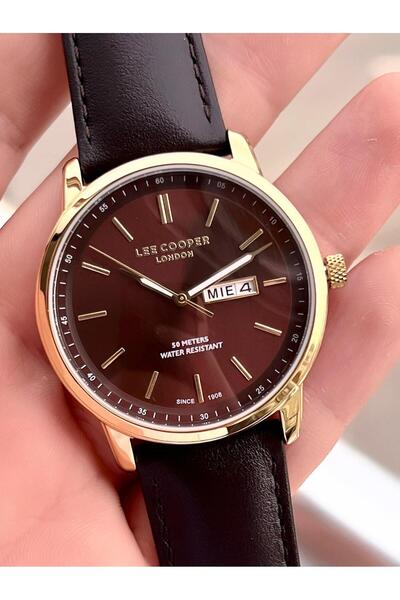 Lee Cooper Italian Design Bracelet Gift 2 Years Warranty 5 Atm Men's Wristwatch Elc.08235.142