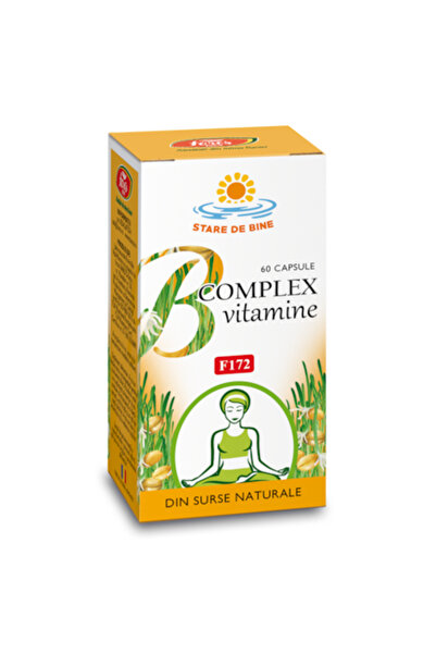 Fares Supliment alimentar B complex vitamine naturale, 60 capsule