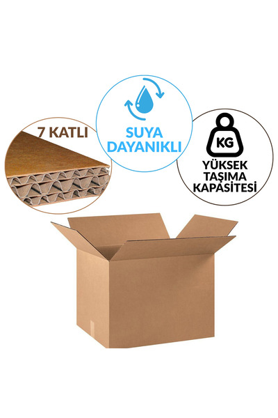 Aspak Kağıtçılık Ambalaj TRİPLEX 60X40X30 KOLİ - ÜÇ OLUKLU GRAMAJLI-1 ADET