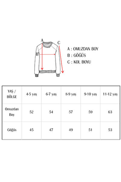 fasardi K-pop Demon Hunters Huntrix Zoey Rumi Mira Ön Arka Baskılı Şardonsuz Oversize Kız Çocuk Sweatshirt