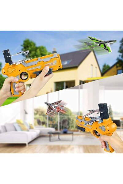 Flippy Toy plane launcher set, Air Battle, Orange